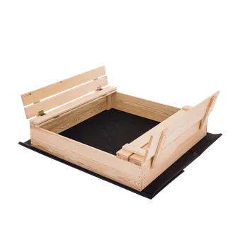 Pískoviště Bestent Pískoviště s lavičkami 120cm + krycí plachta + agrotextilie SUN