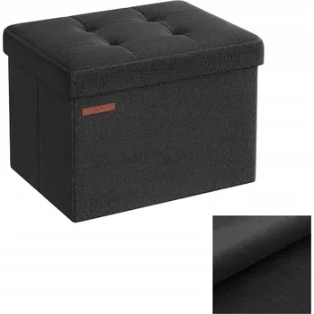 Taburet SONGMICS Puf Taburet 41 cm s úložným prostorem, skládací pro sezení