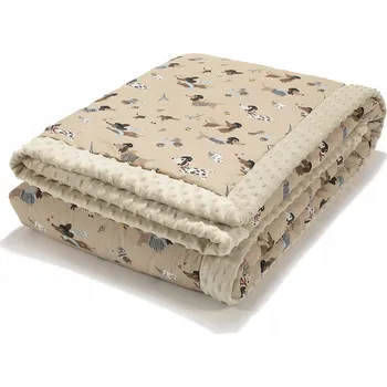 deka Hřejivá deka Minky Pierre Pes XL 140x200 cm La Millou