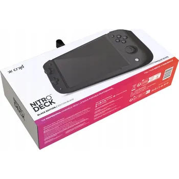 Herní ovladač Nástavec Crkd Nitro Deck black edition pro Nintendo Switch /OLED černý