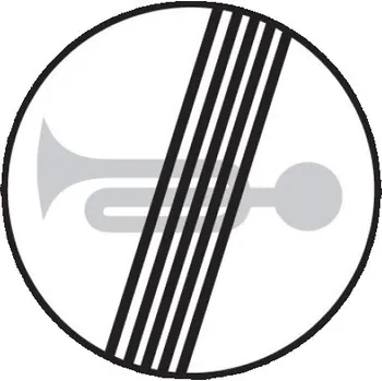 Dopravní značení Dopravní značka B23b - Konec zákazu zvukových výstražných znamení