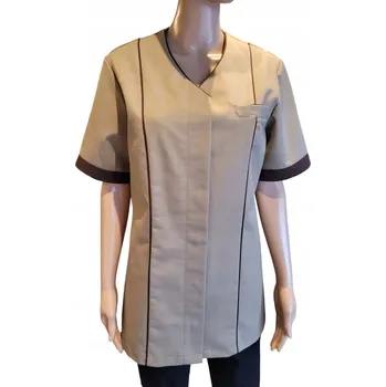 Pracovní obuv Scrubs Mikina s krátkým rukávem - barva khaki - 44