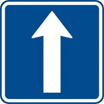 Dopravní značení Dopravní značka IP4b - Jednosměrný provoz