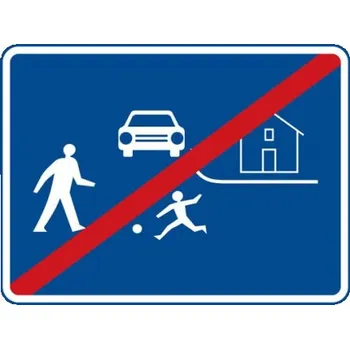 Dopravní značka Dopravní značka IZ5b - Konec obytné zóny