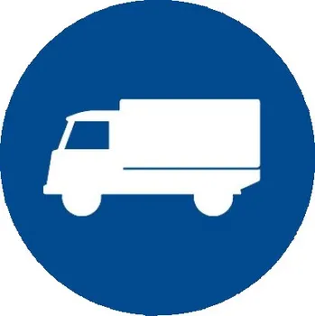 Dopravní značení Dopravní značka C12a - Přikázaný jízdní pruh - Standardní kruh 700mm