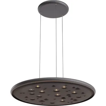 Redo Závěsné LED svítidlo NEBA 48,5W, ø 73 cm, 3000K stmívatelné Barva: Černá, Barva světla: 3000K