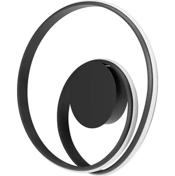 Nástěnné svítidlo Redo Nástěnné/stropní LED svítidlo TORSION, 30W, ø 40 cm, 3-step 2700-4000K Barva: Černá