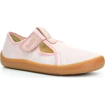 Dívčí tenisky Plátěnky barefoot Froddo G1700439-2 Pink Shane 31