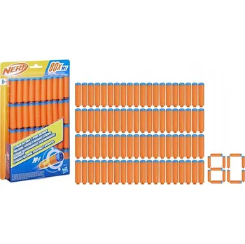 Dětská zbraň ŠIPKY PRO NERFA PISTOLE NERF DOPLŇKOVÁ SADA 80x ŠIPKA F8638