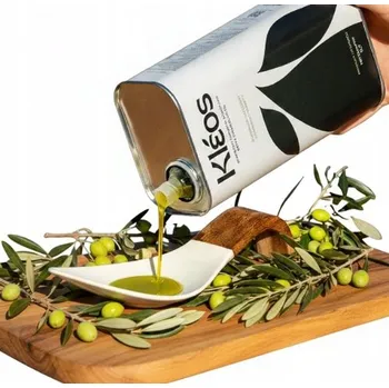 Rostlinný olej Extra panenský olivový olej Kleos 1000 ml přírodní veganský v plechovce