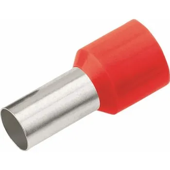 Kabelové oko CIMCO 182204 Izolovaná dutinka Cu 1,5/8 mm, červená (100 ks)