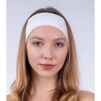 Prostěradlo Froté čelenka Kosmetická Bílá