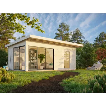 Zahradní domek Zahradní domek Palmako ANDREA 17,1 m2 SLIDE PLUS (Rozměr: 595x300 cm, tl.44 mm)