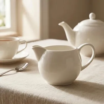 Konvička na mléko Porcelánová mléčenka ALTOM DESIGN BELLA ECRU 300 ml krémová