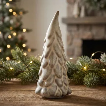 Vánoční dekorace Porcelánová vánoční figurka stromeček ALTOM DESIGN 22 cm