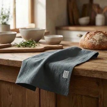 Utěrka Kuchyňská bavlněná utěrka ALTOM DESIGN 45 × 60 cm grafitová