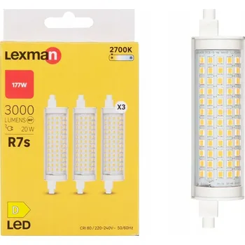 Žárovka LED žárovka R7S 3 ks 20 W 3000 lm Teplá bílá