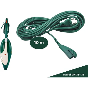 Napájecí kabel Kabel 10m pro Vorwerk 135 - 136