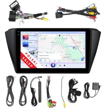 Autorádio 2DIN AUTORÁDIO S NAVIGACÍ ANDROID ŠKODA FABIA 3 (3/32 GB, DSP, LTE, CARPLAY)