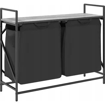 Koš na prádlo Volně stojící koš na prádlo VidaXL 247 l černý