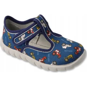 Dívčí bačkory BEFADO dětské papuče s pružnou podrážkou FLEXI 627P010, velikost 22
