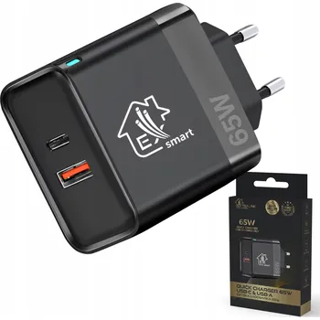 Extralink Smart Life Rychlá Nabíječka 65W Gan | Nabíječka | USB-C, USB-A