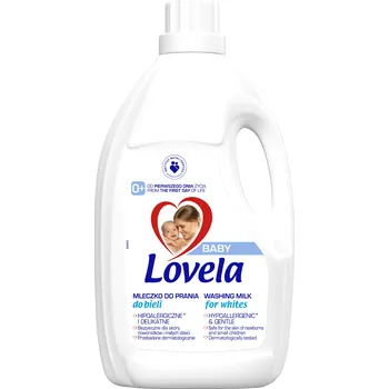 Prací gel Lovela Baby Hypoalergenní prací mléko na bílé prádlo 50 praní 4,5L