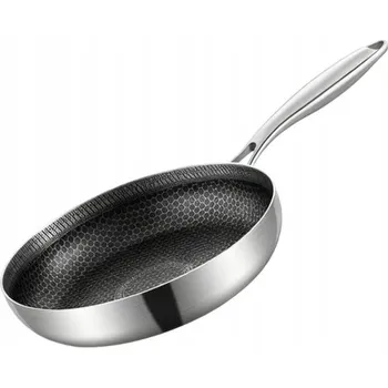 Pánev SOLIDNÍ Pánev S Nepřilnavým Povrchem MEDOVÁ PLÁSTEV NEREZOVÁ OCEL 28cm 3.0L