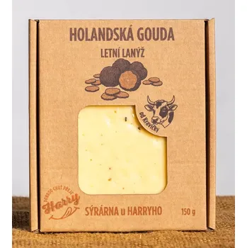 Gouda s Lanýžem v Dárkové krabičce (Kravská Gouda s lanýžem v Dárkové krabičce)
