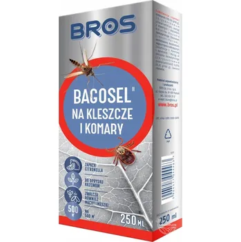BROS Bagosel – Koncentrát proti klíšťatům a komárům k postřiku 250 ml