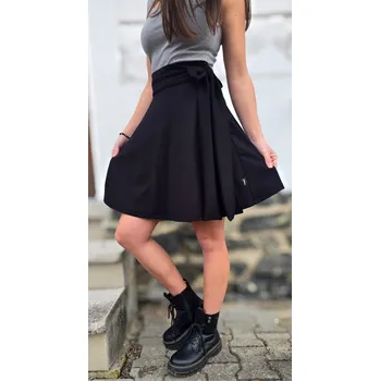 Dámská sukně Kulišárny Zavinovací sukně BLACK VELIKOST: XS-M