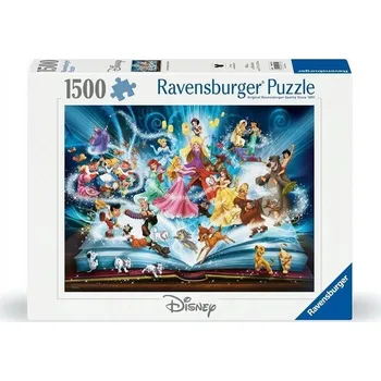 Puzzle Puzzle Ravensburger 1 dílek Puzzle 2D: Książki Disneya 1500el