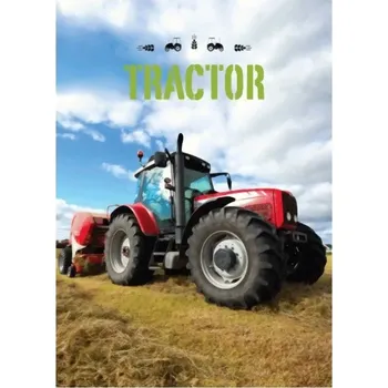 Dětská deka Dětská deka fleecová deka přehoz TRAKTOR 100x140 cm
