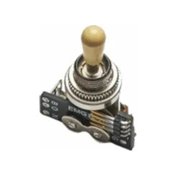 Hudebniny EMG 3 Way Solderless Toggle Ivory Přepínač snímačů (Jako nové)