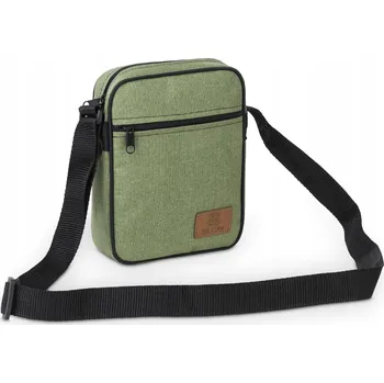 Kabelka Kaletnik taška poštovní kabelka přes rameno látková zelená