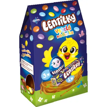 Čokoláda Lentilky Veselá velikonoční nadílka 80g
