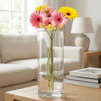 Váza Skleněná váza ALTOM DESIGN CYLINDER 10 × 30 cm