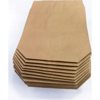 Obraz Papírové pytle šedé 50x70x16 cm 10 ks pro styk s potravinami