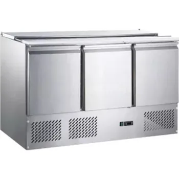 Lednice Chladicí stůl Saladeta MS-1370 (3x dveře / 1365 mm)