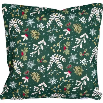 Povlak na polštářek Vánoční povlak bavlna Větvičky 25800 40x40 cm