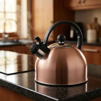 Konvice na čaj Konvice z nerezové oceli na indukci ALTOM DESIGN HOT DROP 2,5 l šampaňské zlato