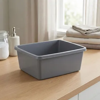 Koš na prádlo Plastová miska obdélníková ALTOM DESIGN 8 l šedá