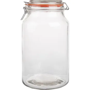 Zavařovací sklenice Skleněná nádoba na zavařování typu Weck 4,1 l