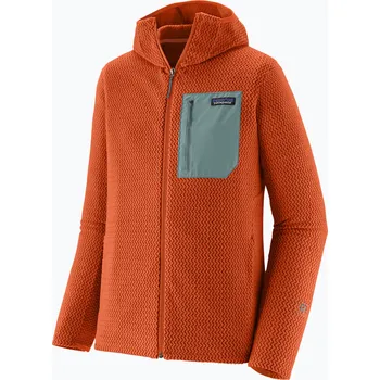 Pánská mikina Pánská trekingová mikina Patagonia R1 Air Full Zip Hoody coal orange