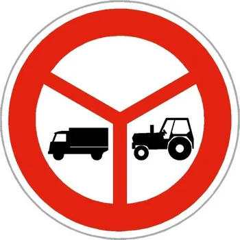 Dopravní značení Dopravní značka B12 - Zákaz vjezdu vyznačených vozidel - Standardní kruh 700mm