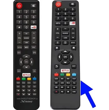 Strong SRT43UA6203 náhrada dálkového ovladače