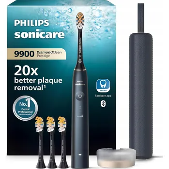 Elektrický zubní kartáček Sonický kartáček PHILIPS Sonicare Prestige 9900 HX9992/45 + 4 hlavice