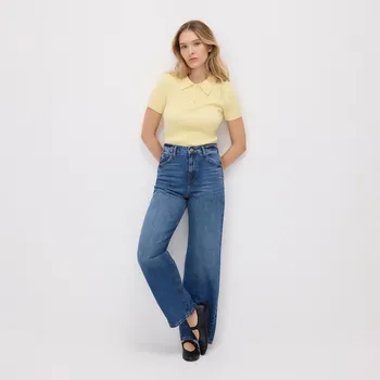 Reserved - Džíny wide leg - modrá - 125IL-55J - 125IL-55J-44