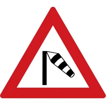 Dopravní značení Dopravní značka A16 - Boční vítr