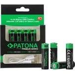 Baterie AA (R6) nabíjecí 1,5V/2000mAh PATONA PT1410 4ks